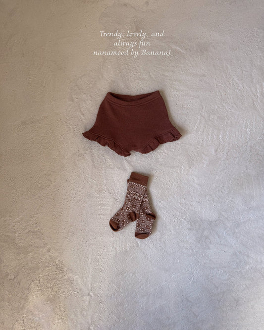 韓國童裝 25秋 | BJ25311 Baby Frill Pants