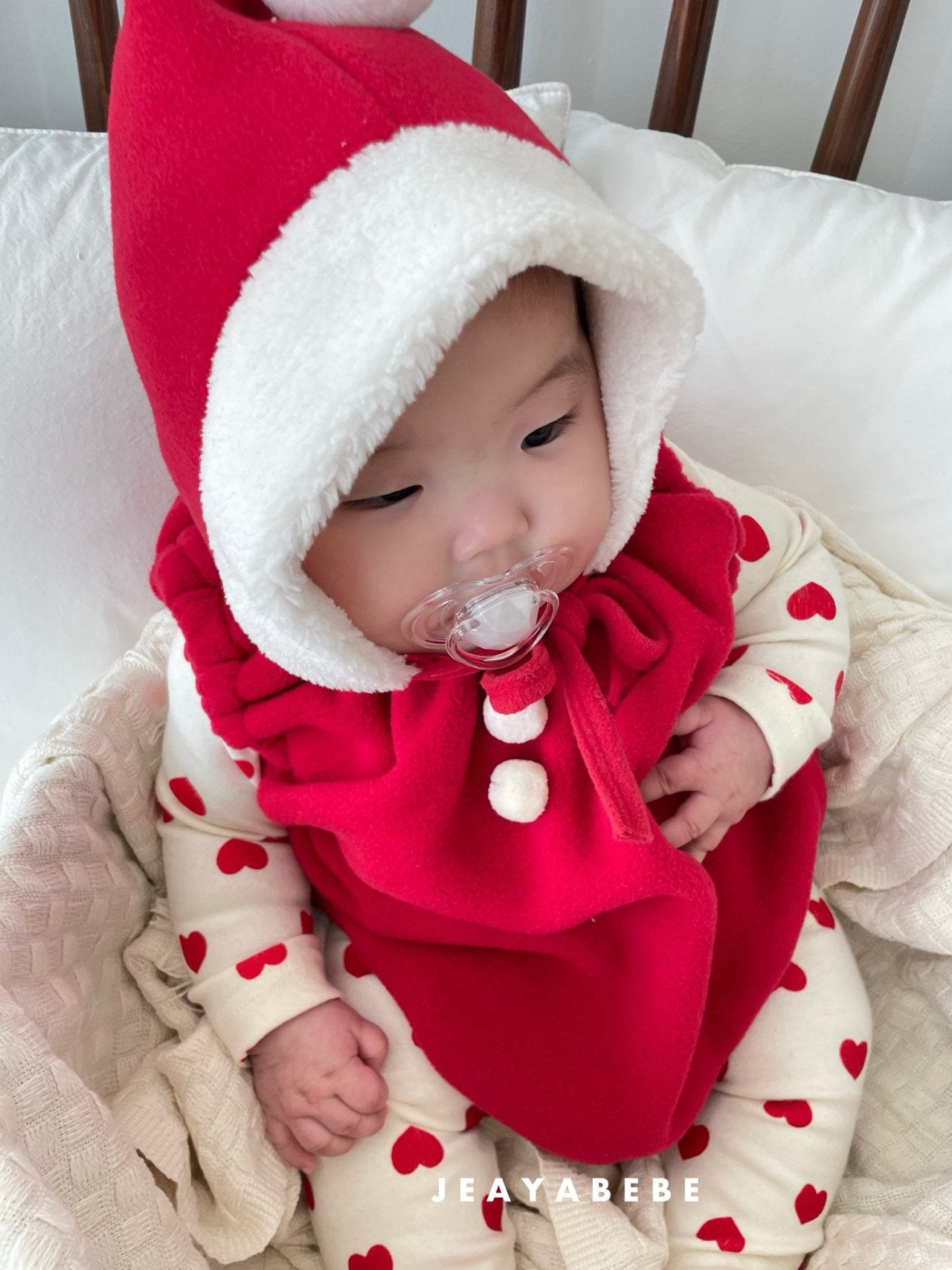 韓國童裝 25秋冬 | JE25405 Santa 2-set (Suit+Hat)