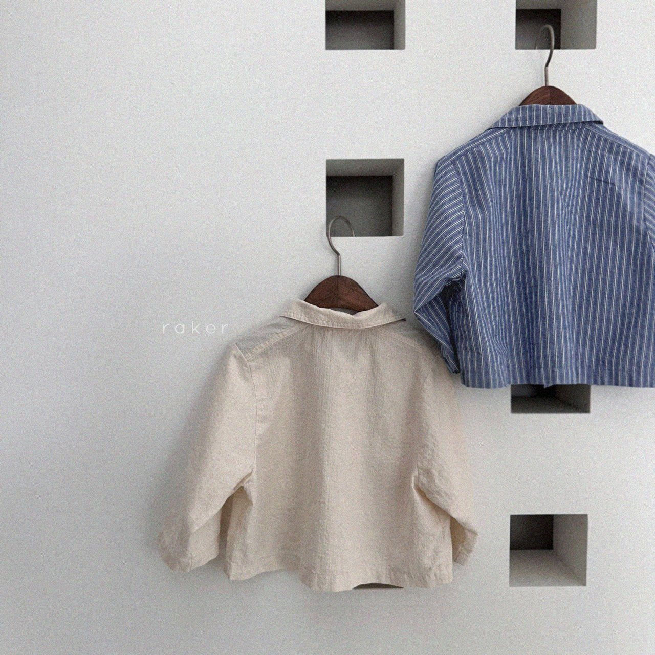 韓國童裝 26春 | RA20 Button-Loop Shirt (80-130cm)