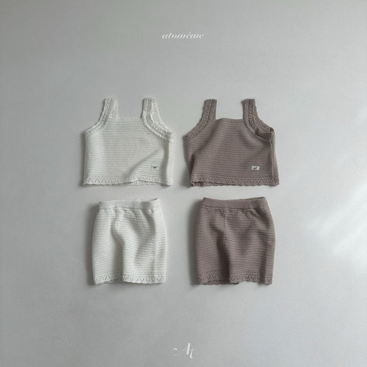 韓國童裝 25夏 | AT25232 knit setup (baby and kids)