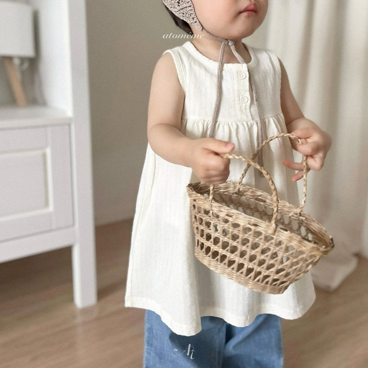 韓國童裝 25夏 | AT252015 ray denim pants (baby and kids)