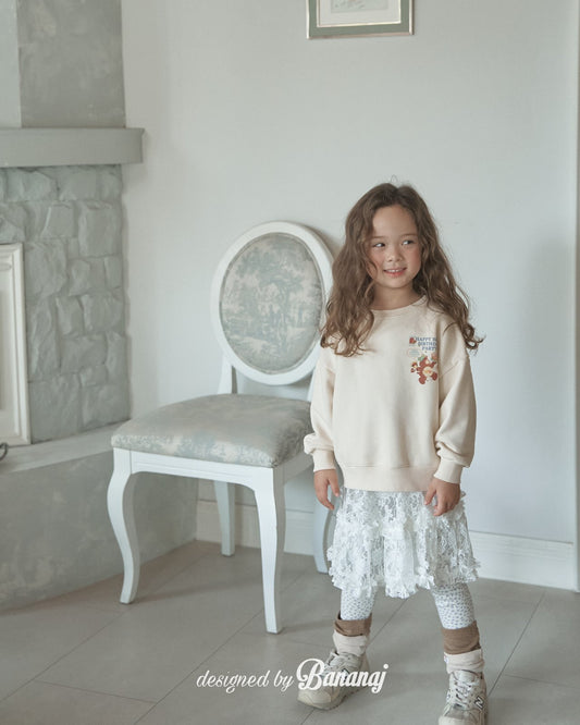 韓國童裝 25秋 | BJ25330 Kids Lace Skirt