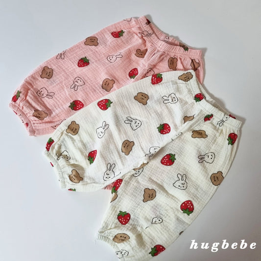 現貨▷ 韓國童裝 25秋 | HU25308 Strawberry Pants