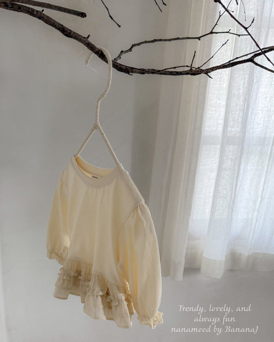韓國童裝 25秋 | BJ25315 Baby Frill Tee