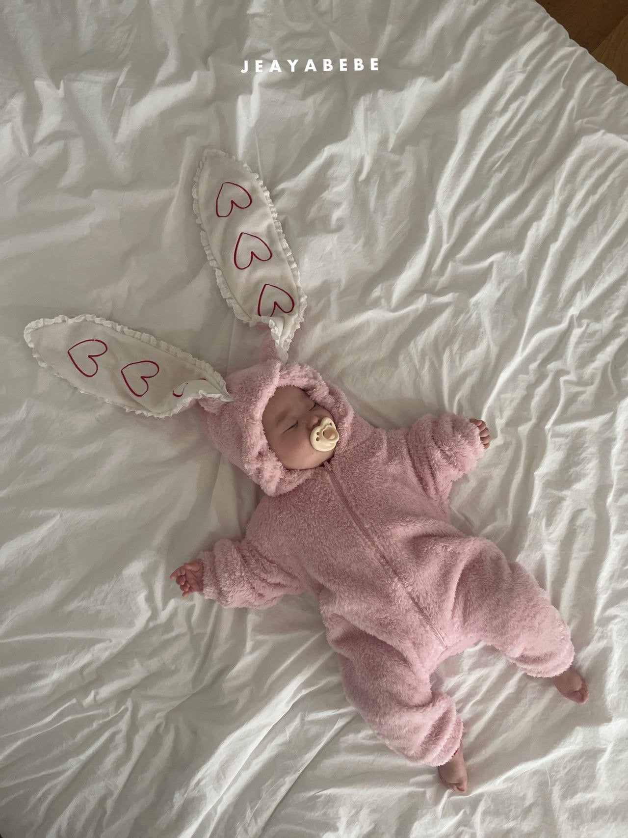 韓國童裝 25秋冬 | JE25411 Bunny Baby Suit