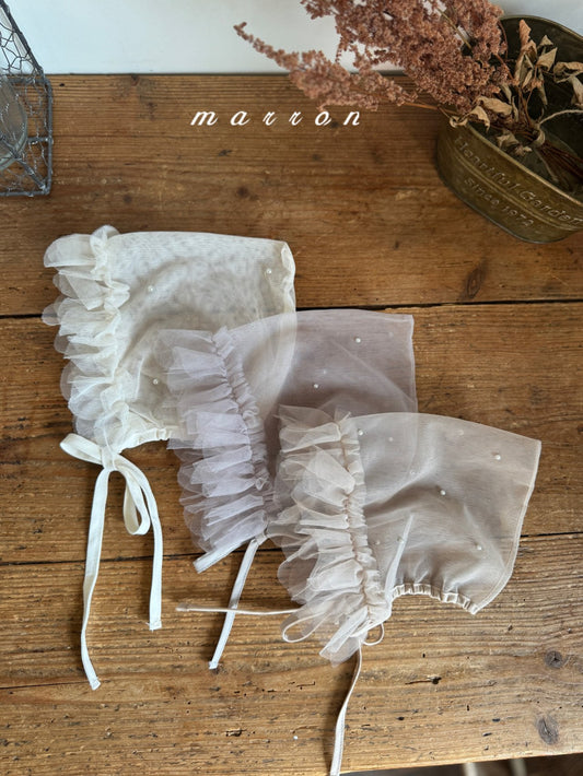 韓國童裝 25秋 | MA25304 Lace Bonnet