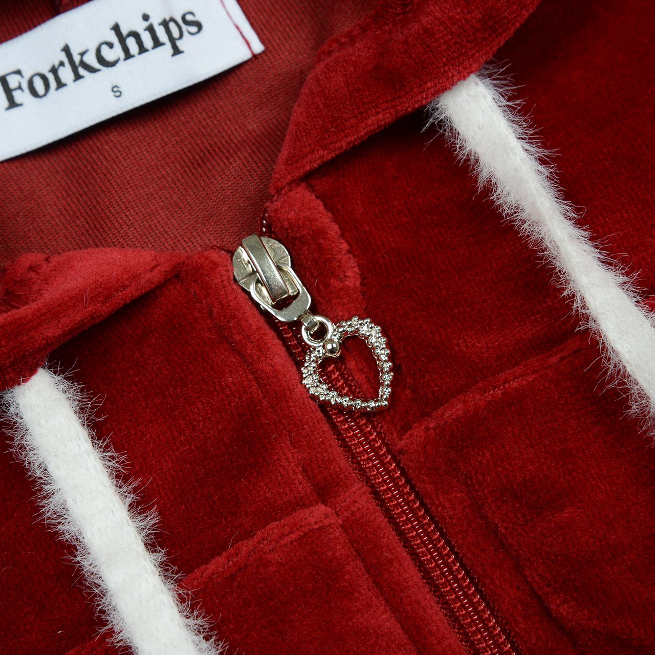 聖誕系列 Christmas | Mink ball hooded zip-up