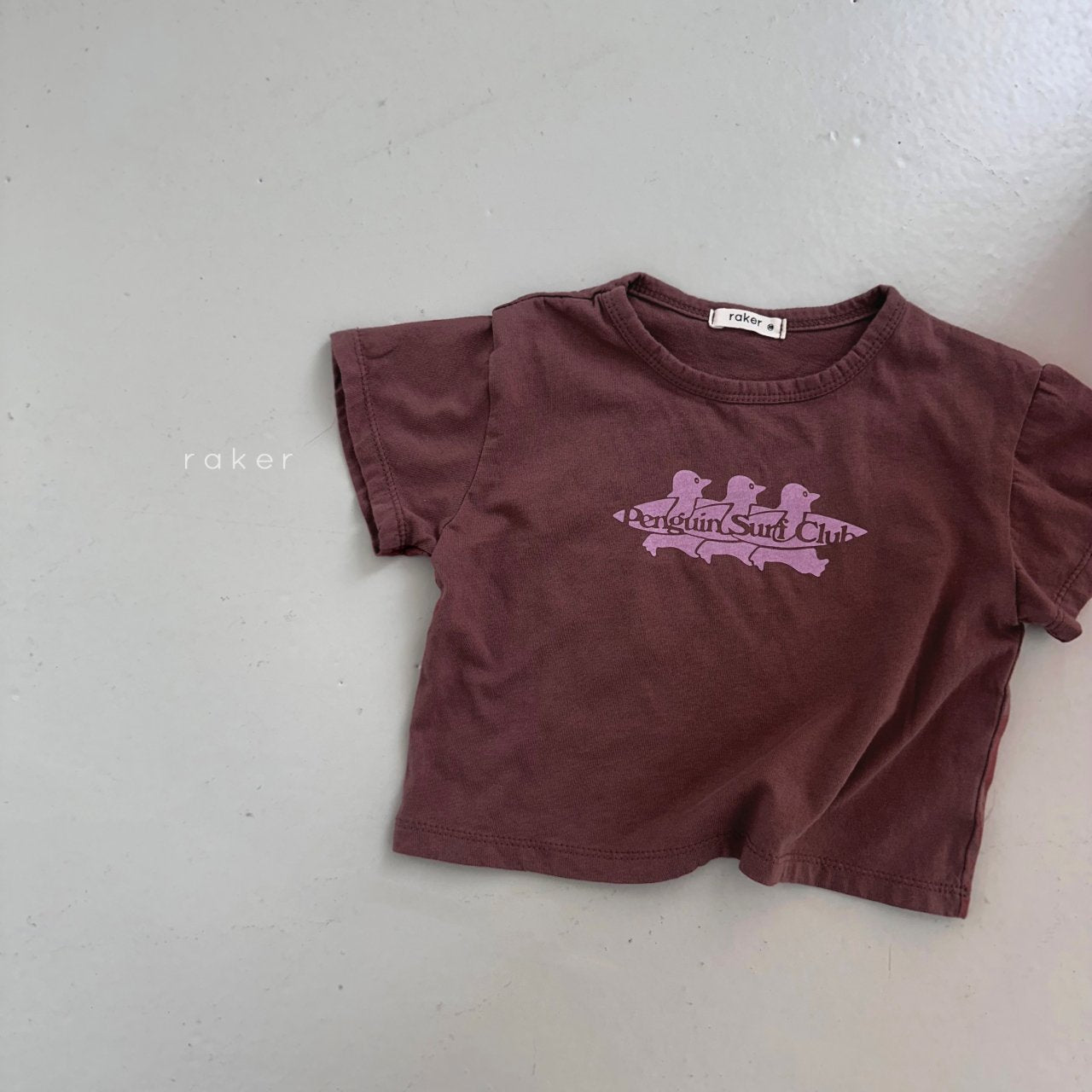 韓國童裝 26春 | RA22 Penguin T-Shirt (80-130cm)