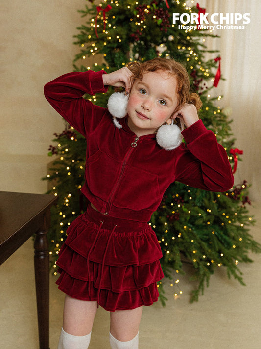 聖誕系列 Christmas | Mink ball cancan skirt