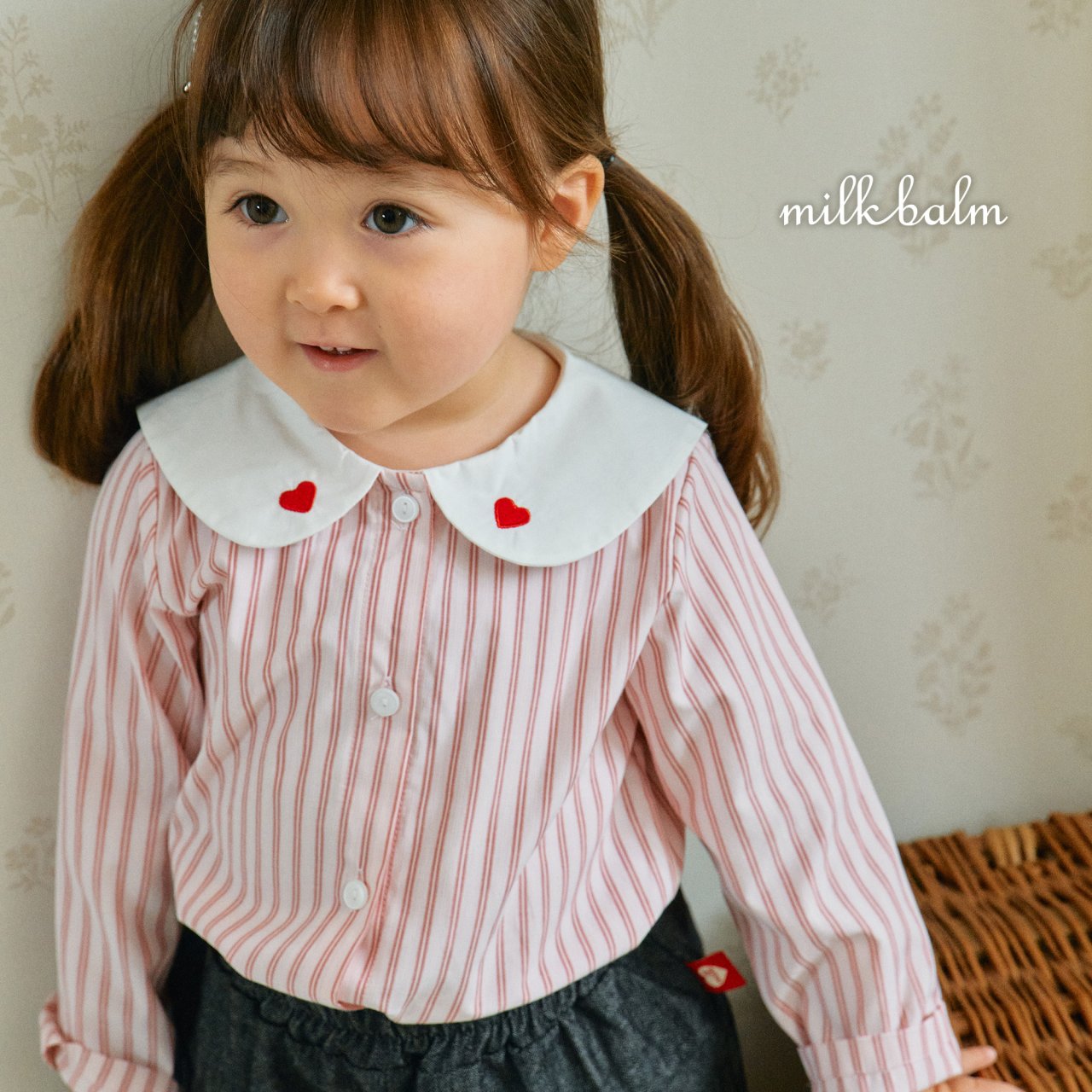 現貨▷  韓國童裝 25秋 | MK25304 Blouse (90/100)