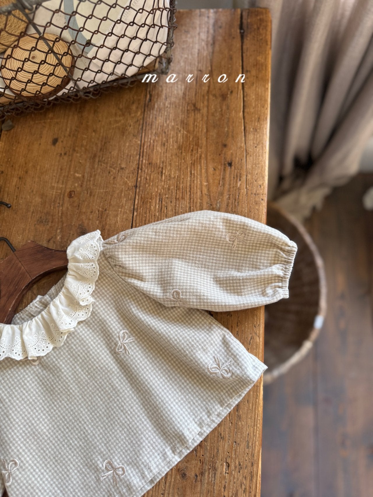 韓國童裝 25秋 | MA25317 BABY Blouse