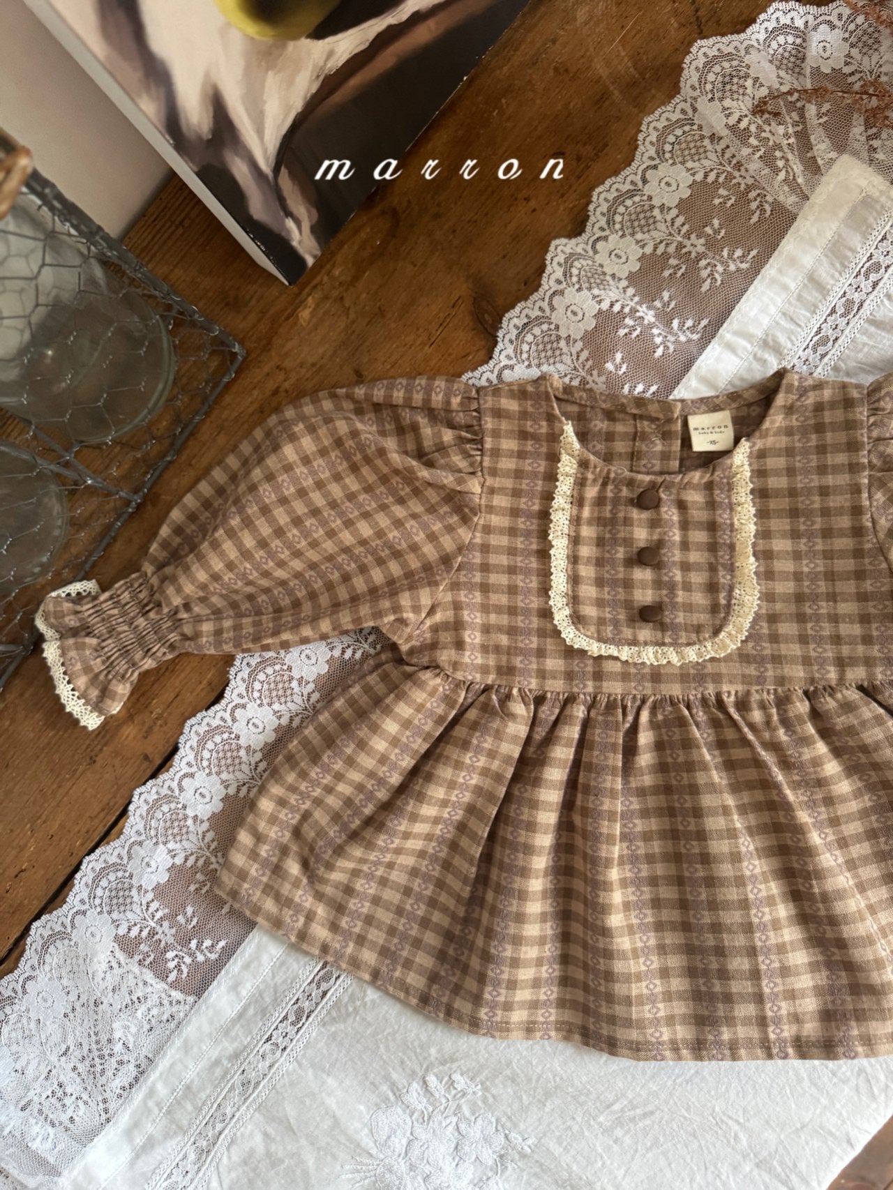韓國童裝 25秋 | MA25348 Coco Blouse  (Baby & Kids)