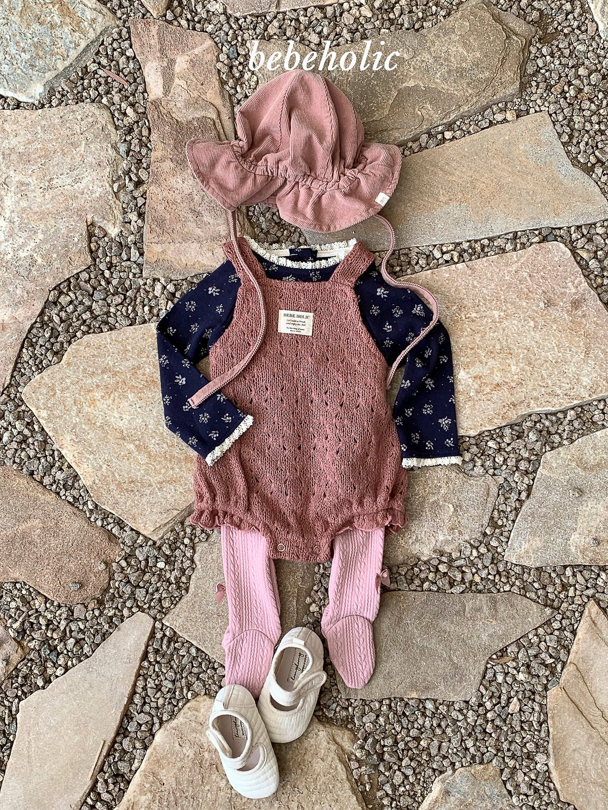 韓國童裝 26秋團購| BH45 Honey Knit Suit 連身衣