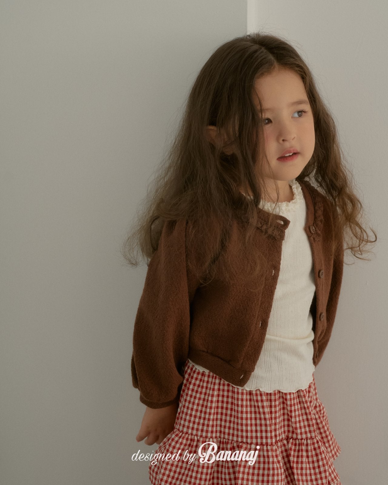 韓國童裝 25秋 | BJ25355 Kids Coffee Cardigan
