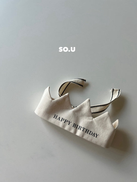 韓國童裝 25秋 | SO25316 Birthday Crown