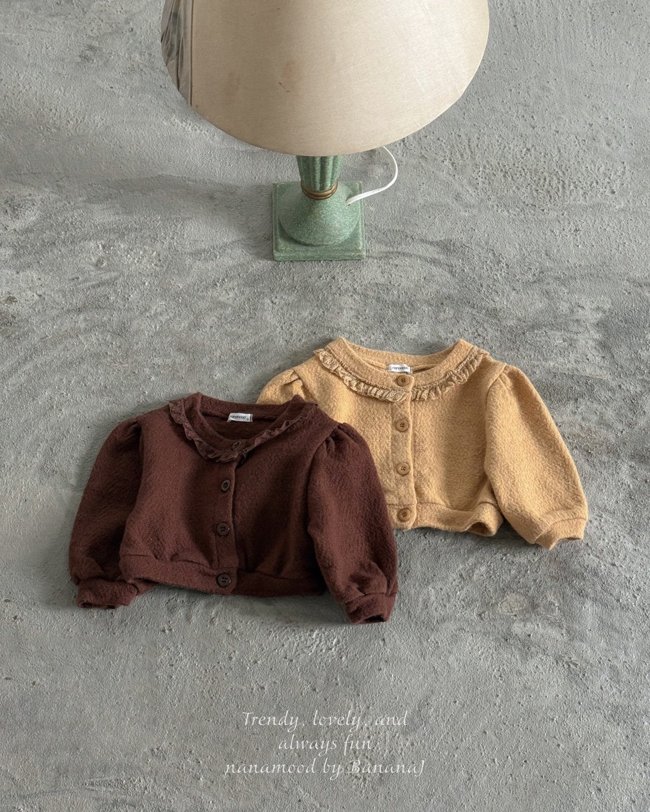 韓國童裝 25秋 | BJ25310 Baby Coffee Cardigan