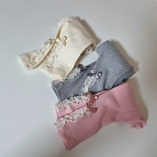 現貨▷ 韓國童裝 25秋 | HU25306 Lace Leggings