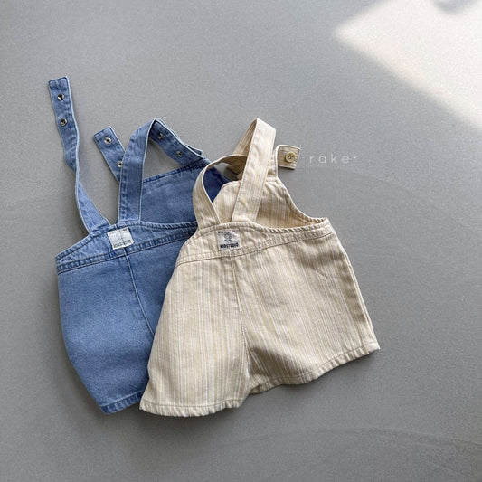 韓國童裝 26春 | RA09 Dopamine Short Overall (80-130cm)