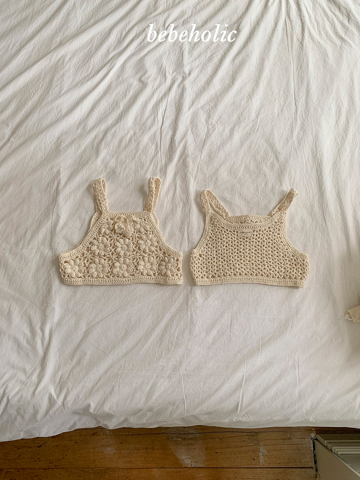 韓國童裝 26秋團購| BH15 Hand-knitted Bustier 上衣
