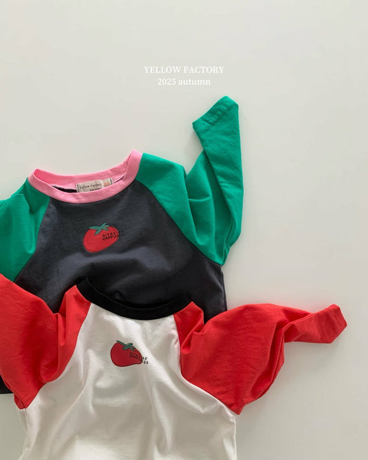 韓國童裝 25秋 | YF25308 Tomato (Raglan T-shirt)