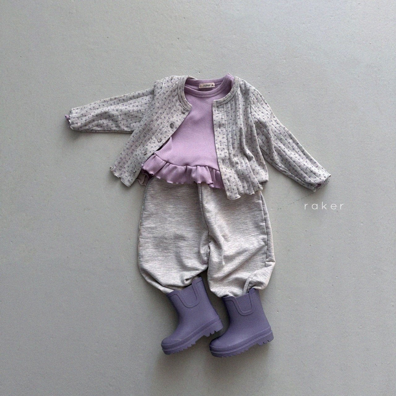 韓國童裝 26春 | RA12 Yole Frill T-Shirt (80-130cm)