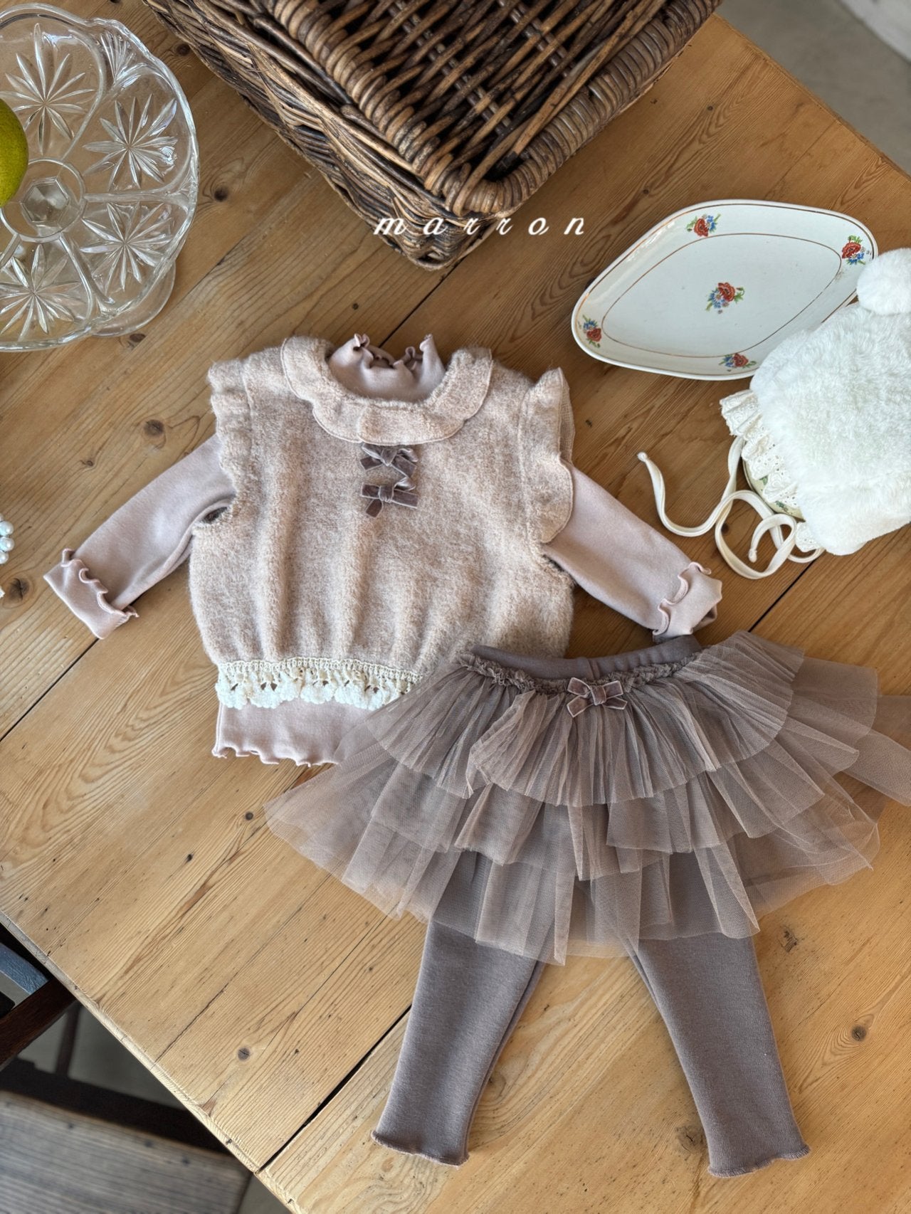 韓國童裝 25秋冬 | MA25429 LAO BASIC TEE (BABY & KIDS)