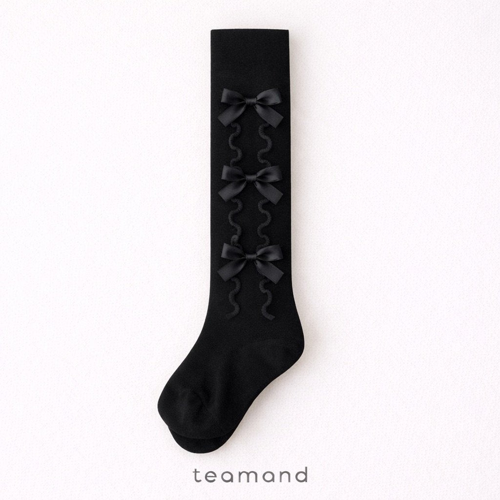 現貨▷ 韓國童裝 童襪 Ribbon Tights