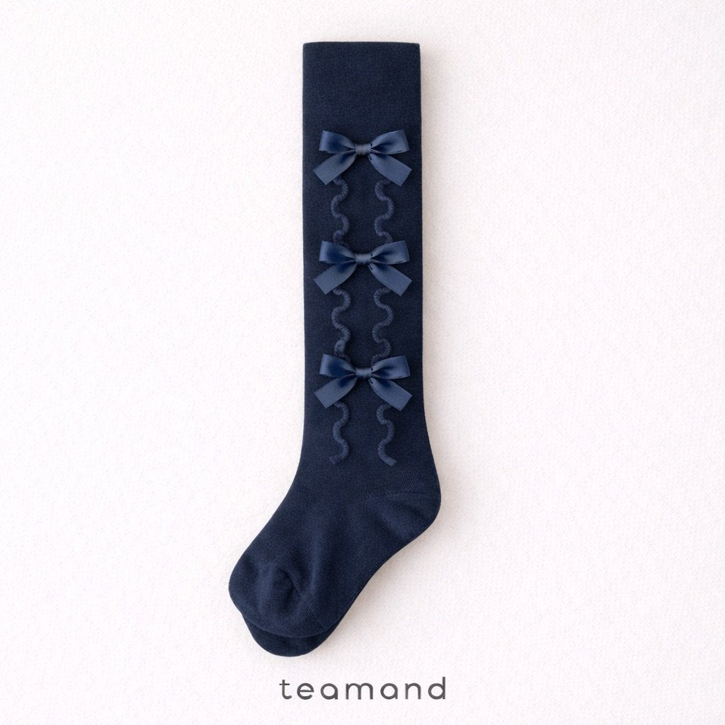 現貨▷ 韓國童裝 童襪 Ribbon Tights