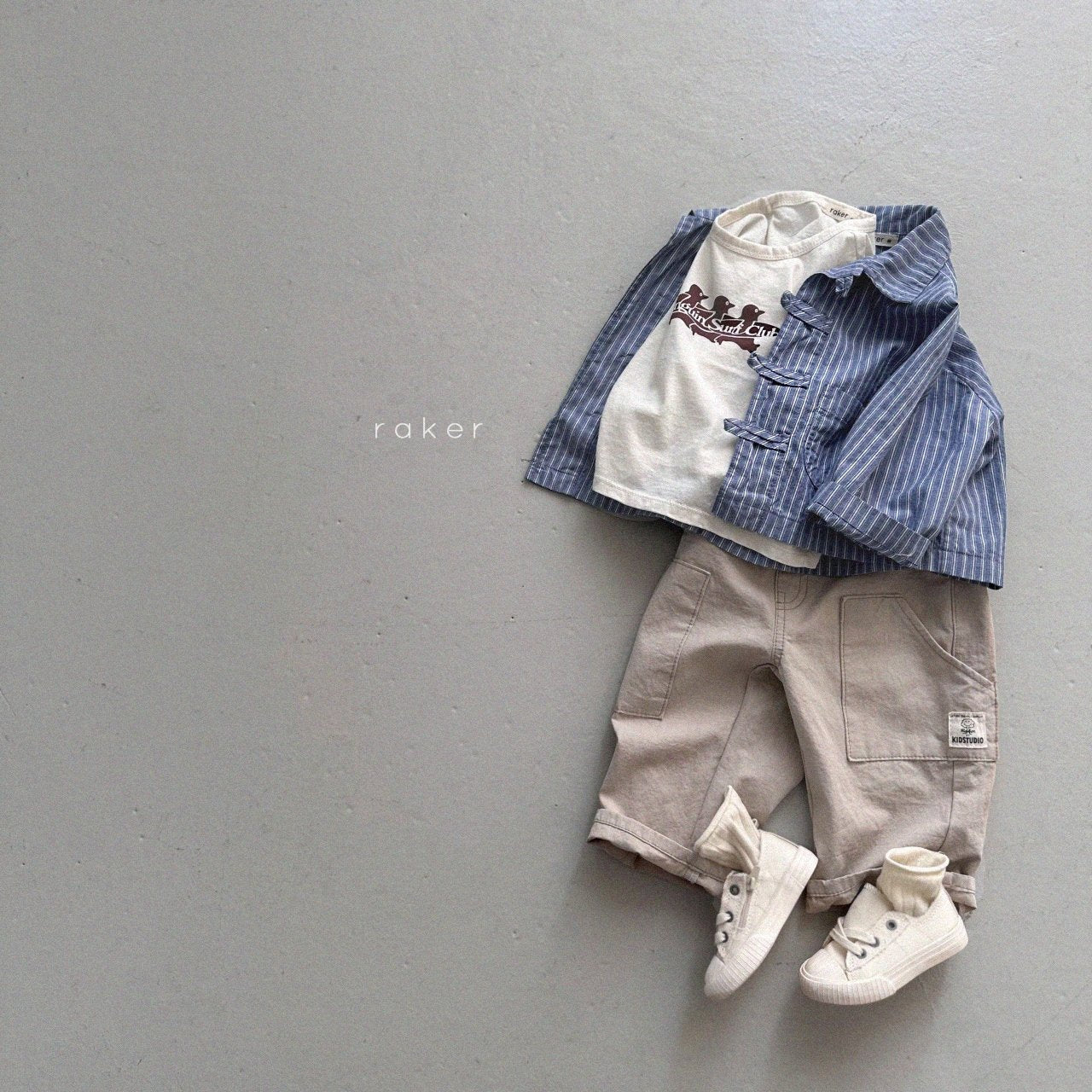 韓國童裝 26春 | RA21 Pocket Cargo PT (80-130cm)