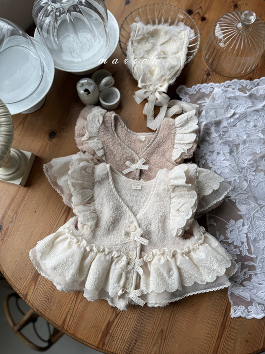 韓國童裝 25秋冬 | MA25426 FRAN FUR VEST  (BABY & KIDS)