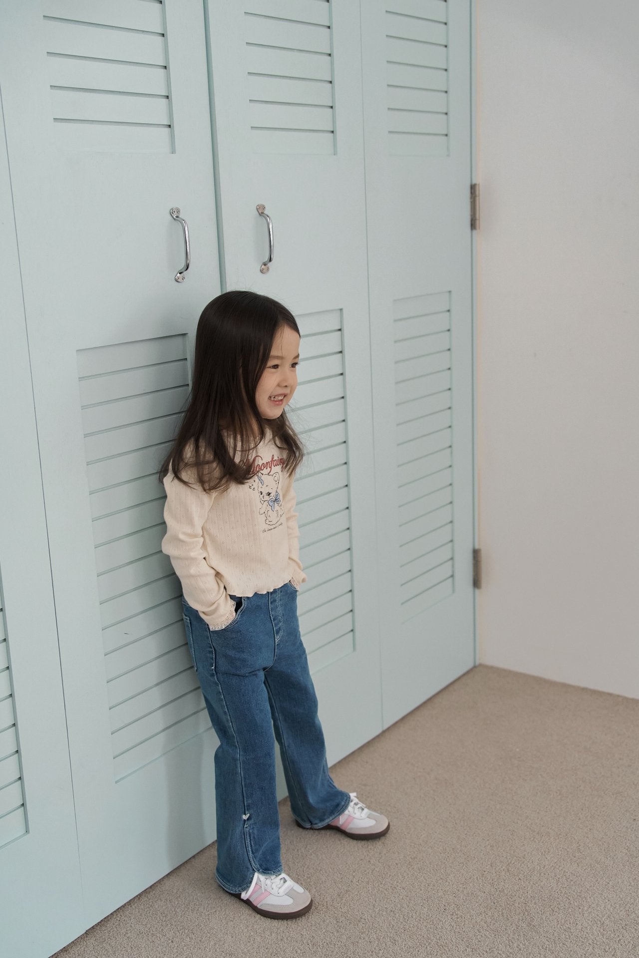 韓國童裝 26春| MN26118 Bootcut Jeans