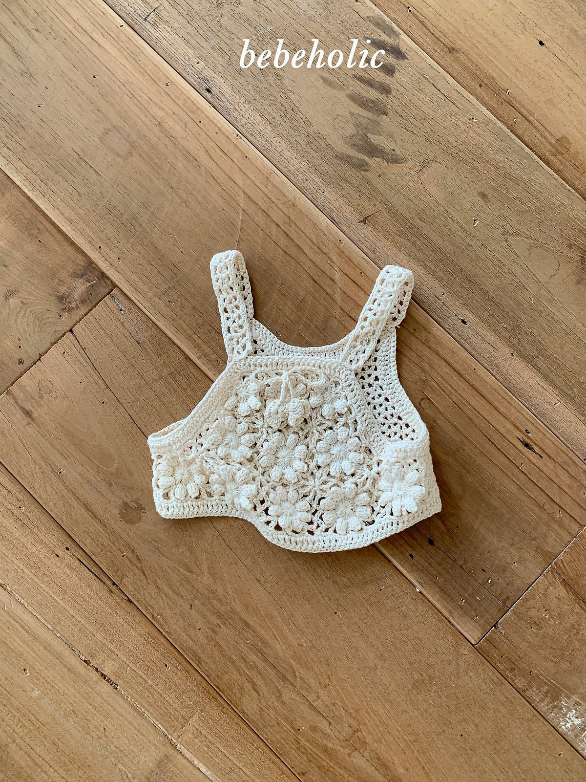 韓國童裝 26秋團購| BH15 Hand-knitted Bustier 上衣