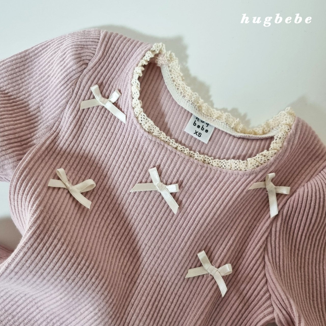 現貨▷ 韓國童裝 25秋 | HU25304 Ribbon Tee