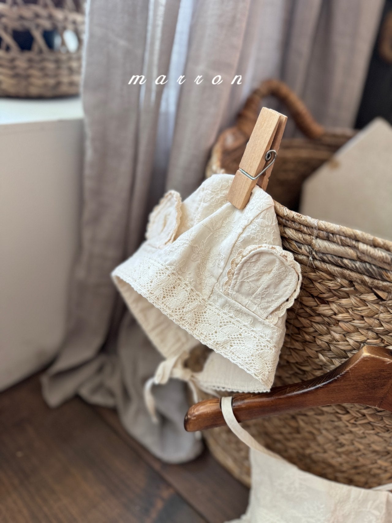 韓國童裝 25秋 | MA25303 Bear bear Bonnet