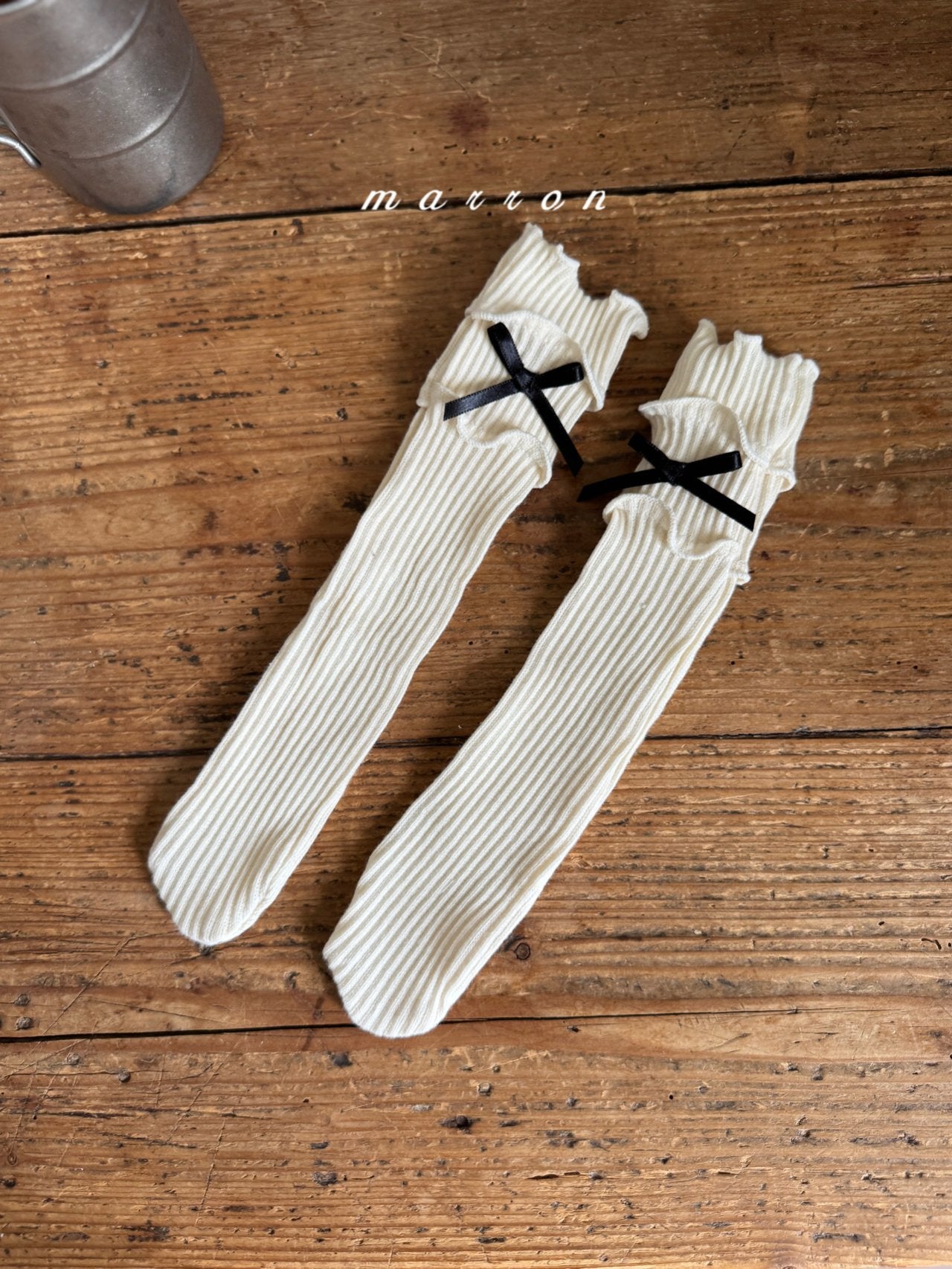 韓國童裝 25秋 | MA25308 Ribbon Socks