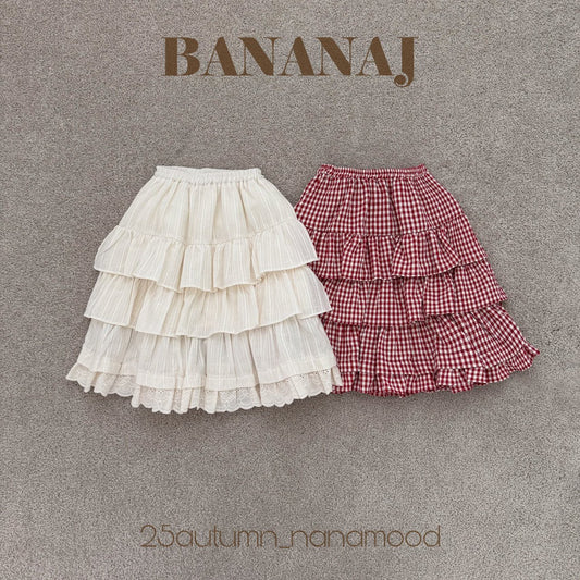 韓國童裝 25秋 | BJ25331 Kids Cake Skirt