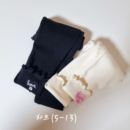 現貨▷ 韓國童裝 25秋 | HU25307 Love Leggings