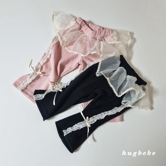 現貨▷ 韓國童裝 25秋 | HU25302 Lace Pants