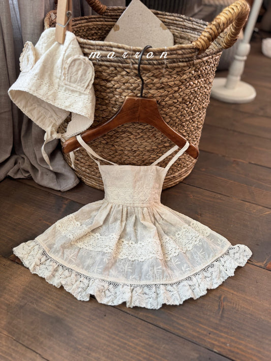 韓國童裝 25秋 | MA25314 Lace Apron