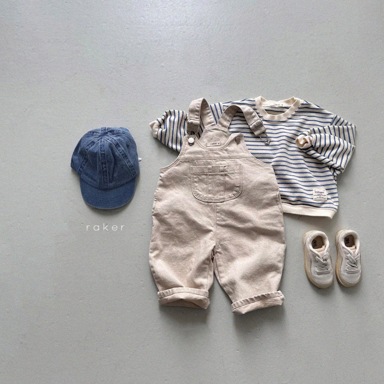 韓國童裝 26春 | RA23 Timothy Striped T-Shirt (80-130cm)