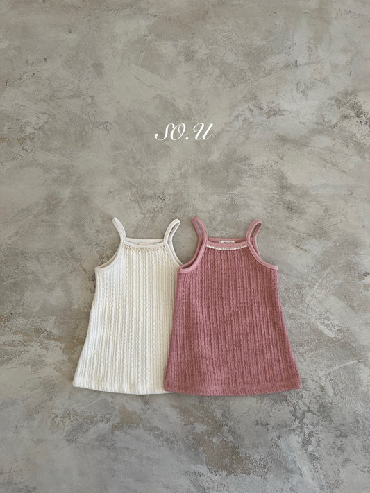 韓國童裝 25秋 | SO25304 Sleeveless Dress