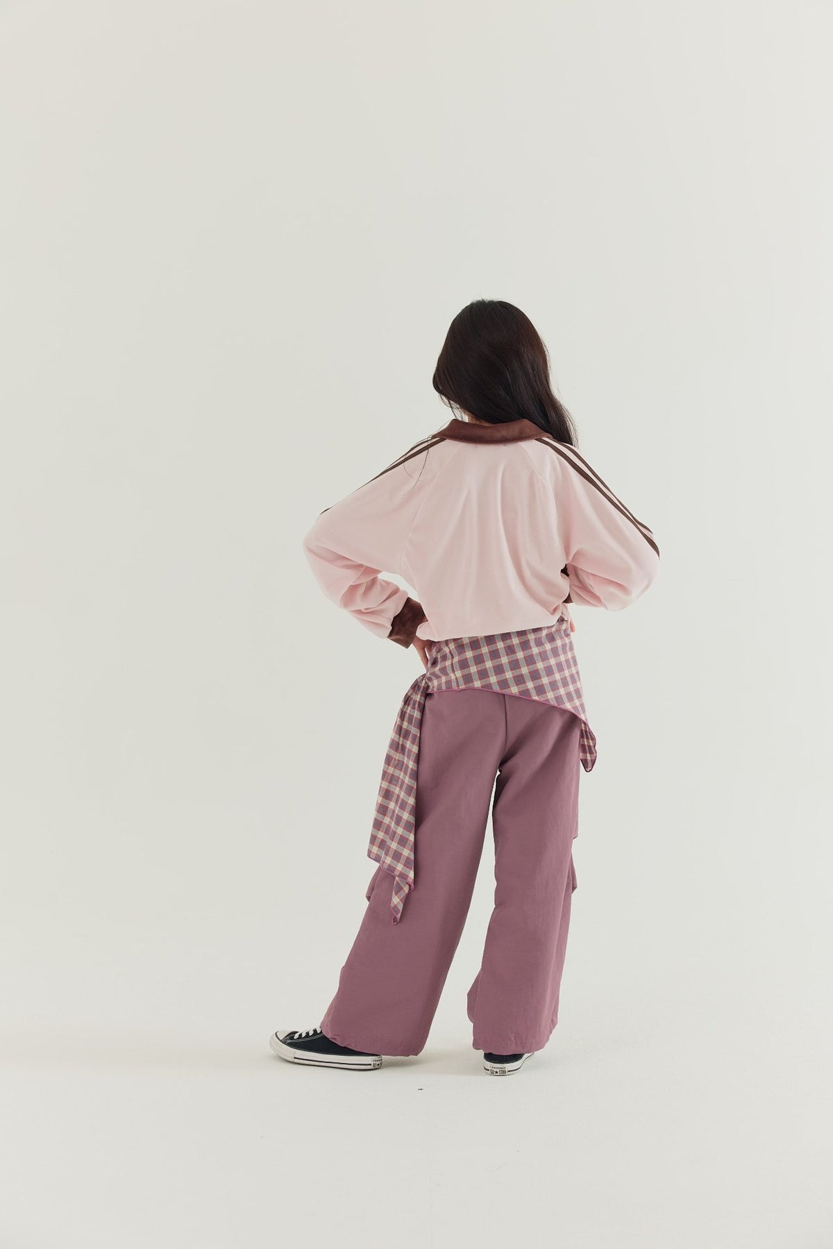 韓國童裝 26秋| AW19 Check Layered Pants 褲子