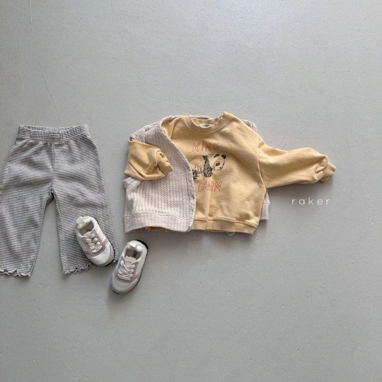 韓國童裝 26春 | RA03 Friends Knit Vest (80-130cm)