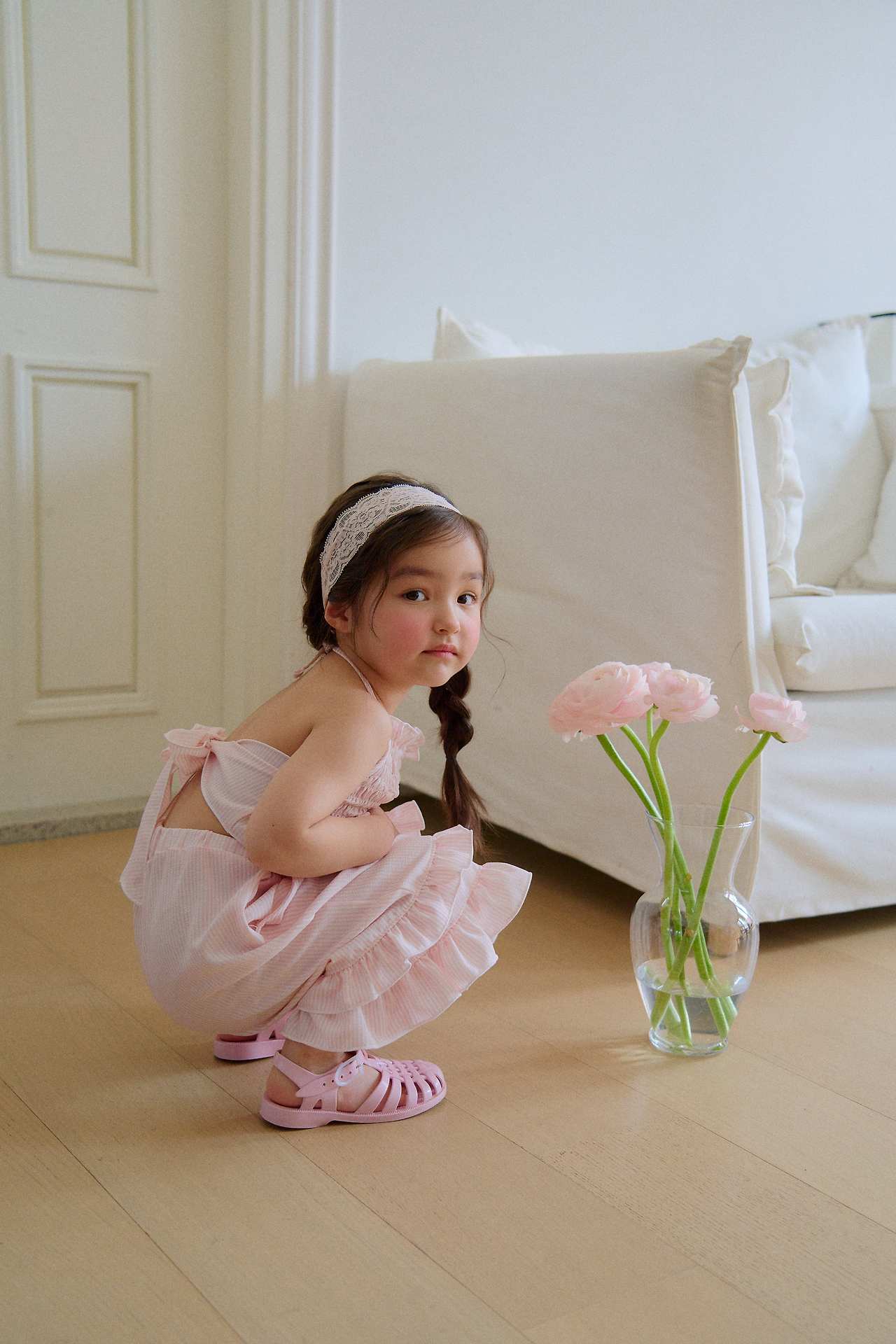 韓國童裝 26夏| CS01 Sophia Top and Frill Pants