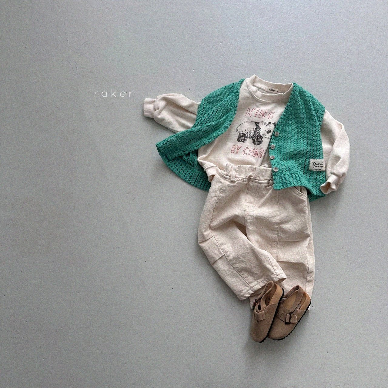 韓國童裝 26春 | RA16 Loopy Pleated PT (80-130cm)