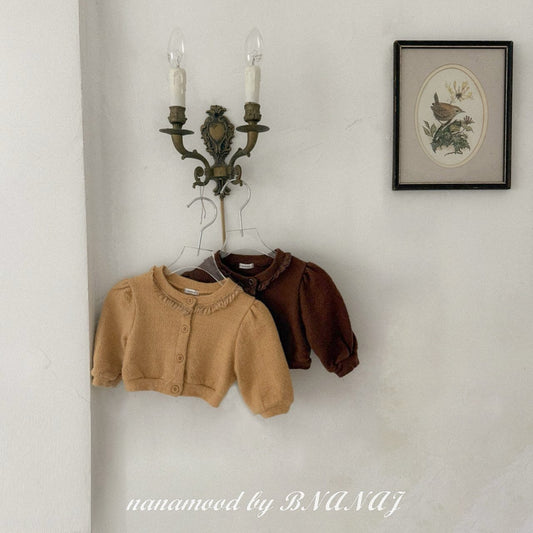 韓國童裝 25秋 | BJ25310 Baby Coffee Cardigan