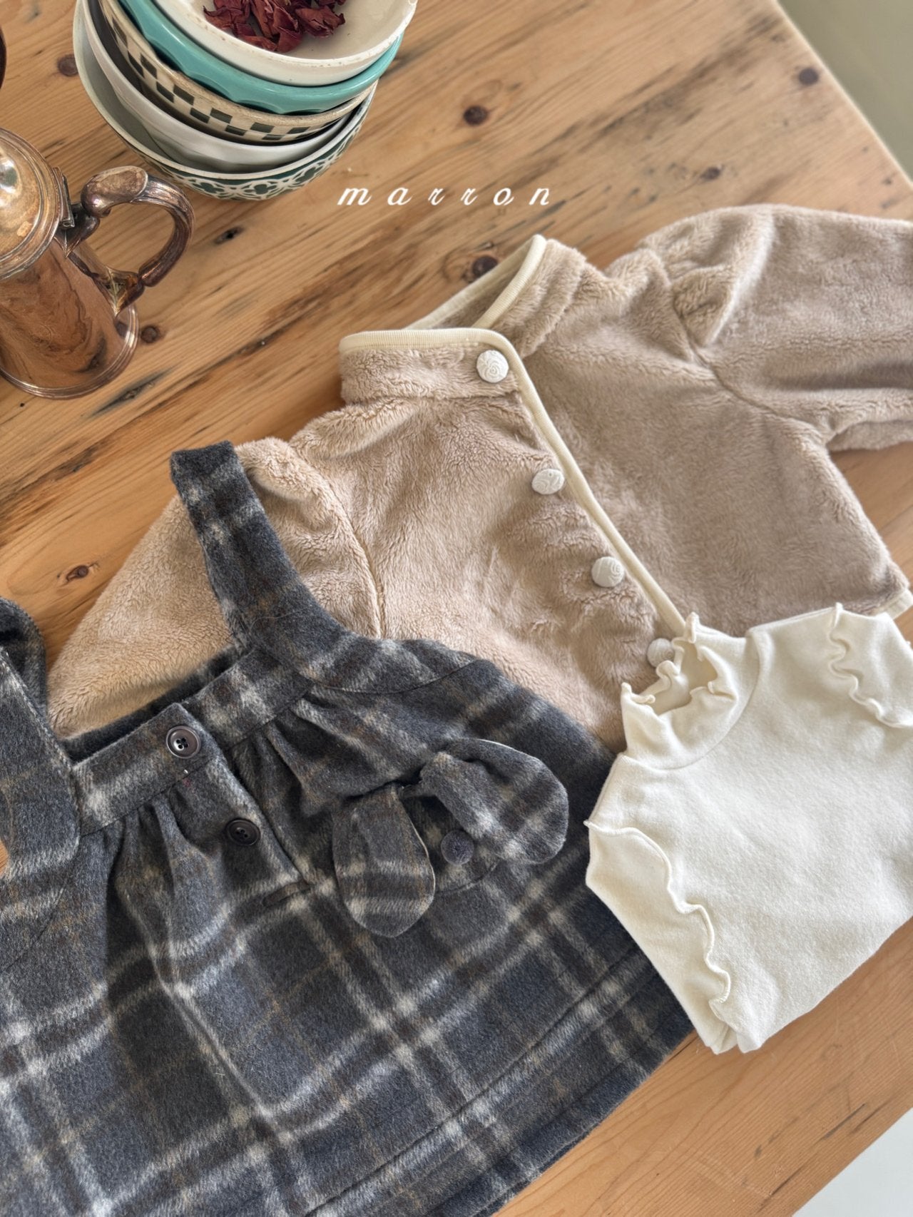 韓國童裝 25秋冬 | MA25429 LAO BASIC TEE (BABY & KIDS)