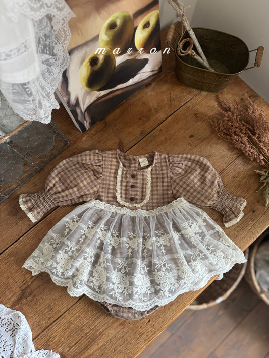 韓國童裝 25秋 | MA25310 Lace Apron