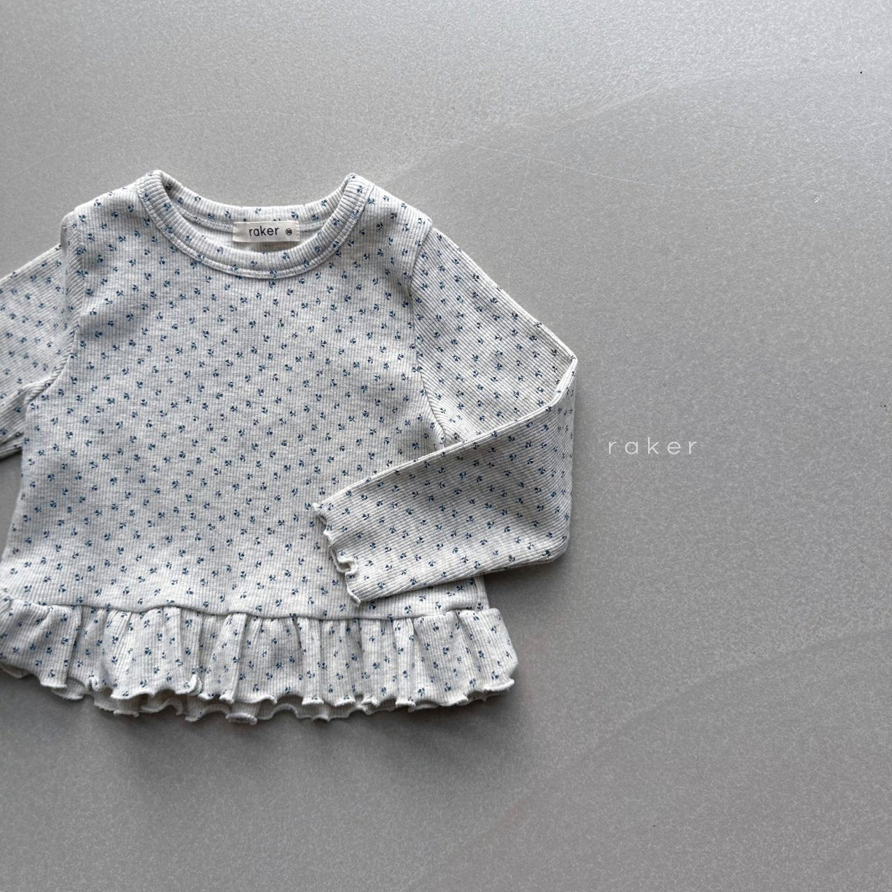 韓國童裝 26春 | RA12 Yole Frill T-Shirt (80-130cm)