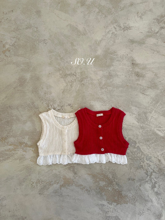 韓國童裝 25秋 | SO25306 SOU Vest